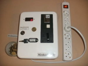 Münzkassierer Münzautomat WC Toilette Waschraum Tür Türöffner