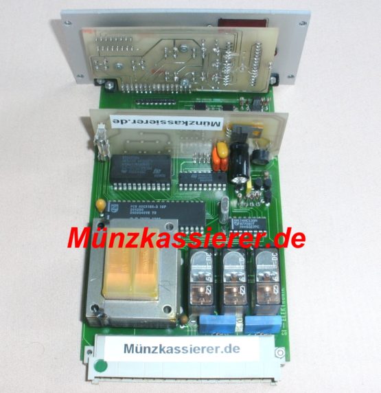 Münzkassierer.de Münzautomaten.com SI Steuerung SI Elektronik Steuereinschub Platine Hauptplatine Netzplatine