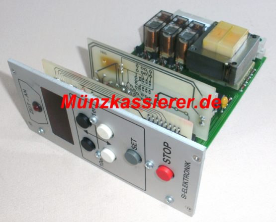 Münzkassierer.de Münzautomaten.com SI Steuerung SI Elektronik Steuereinschub Platine Hauptplatine Netzplatine