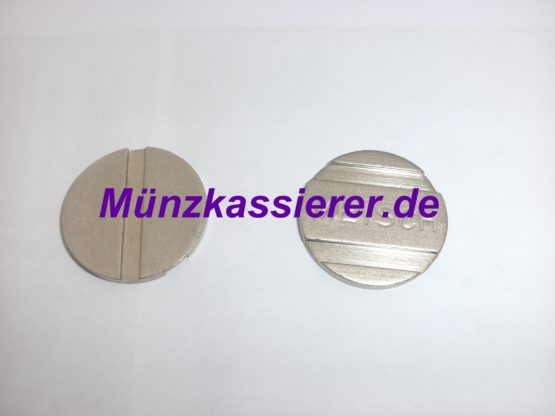 Münzkassierer.de Münzautomaten.com 10 x Münzen Wertmarken PD25 WM25 PD 25 WM 25 Ø 25 x 2mm. 1 & 2 Rillen