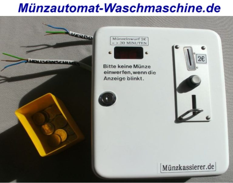 Münzautomat Münzkassierer Edelstahl unbenutzt